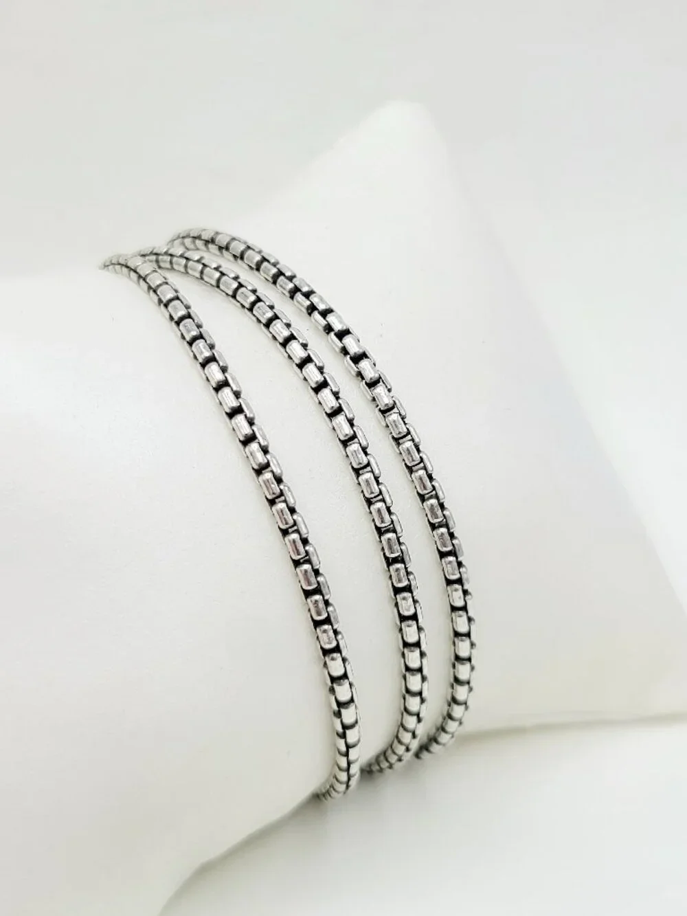 David Yurman Box Chain Necklace in Sterling Silver - 2.7mm - 20